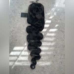 100% GLUE LESS HUMAN HAIR WIG!!